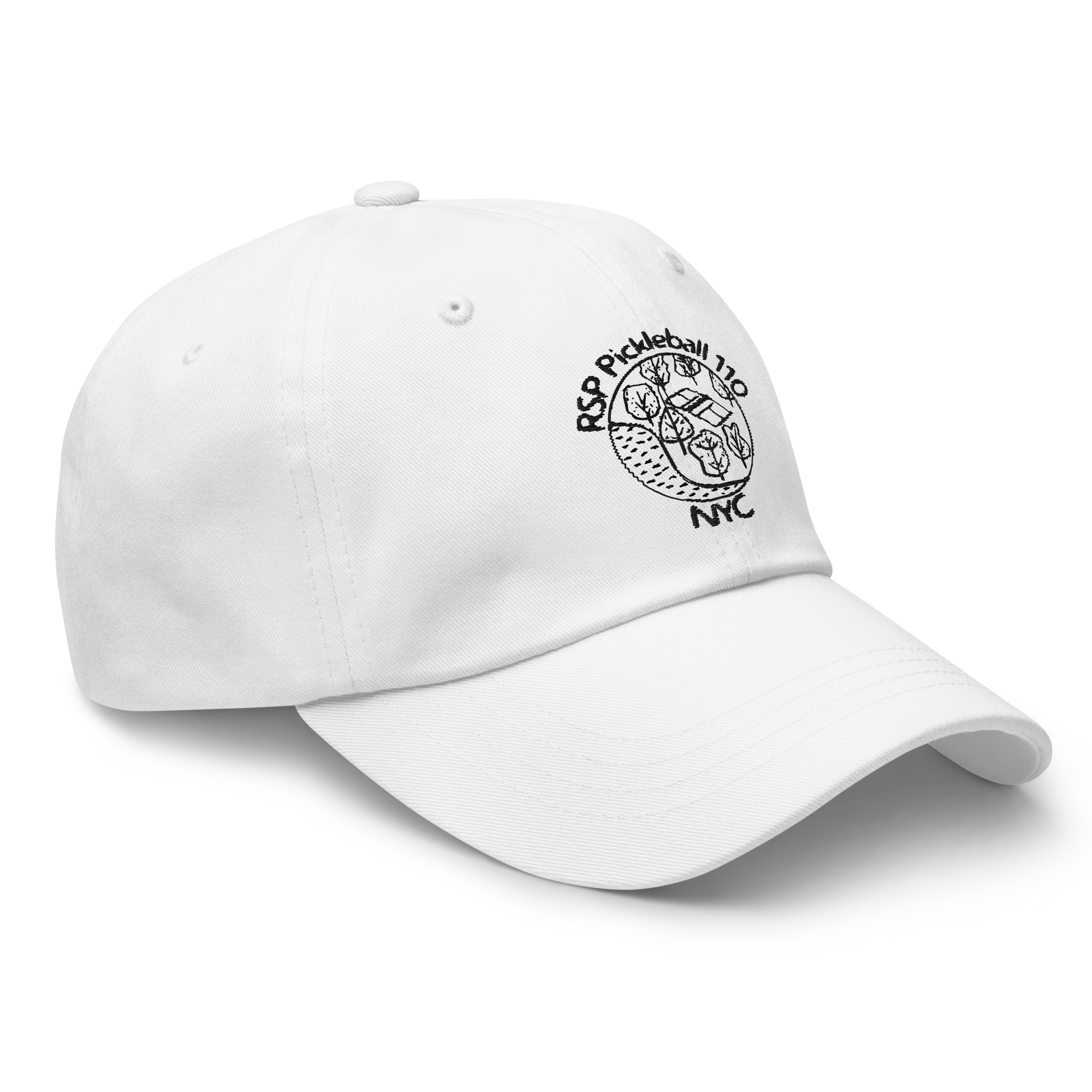 RSP 110 Cotton Hat in White - Image 2